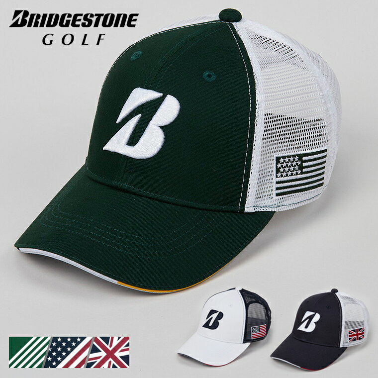 ブリヂストン 【限定品】 BRIDGESTONE GOLF ブリヂストンゴルフ 日本正規品 メジャーイメージモデル ゴルフ メッシュ キャップ 2024新製品 「 CPJ24B 」 【あす楽対応】