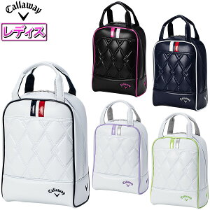 Callaway(キャロウェイ)日本正規品 PU Sport Shoe Case Womens 22 JM (ピーユー スポーツ シューズケース ウィメンズ 22 JM) シューズバッグ 2022新製品 レディスモデル 【あす楽対応】