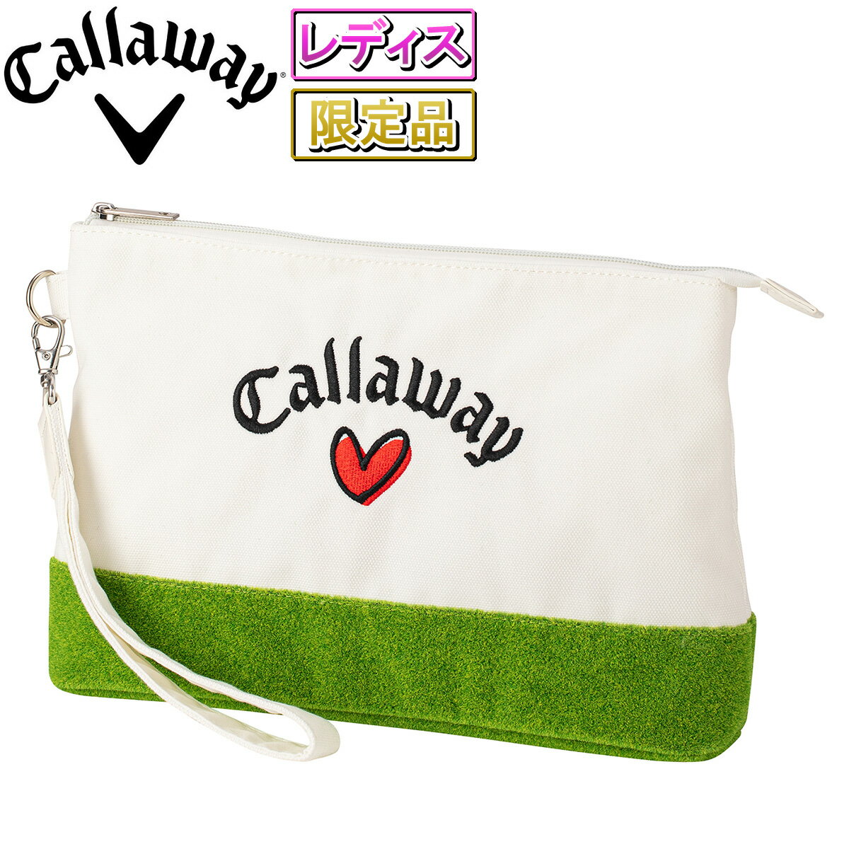 【限定品】 Callaway キャロウェイ日本正規品 Love Callaway SBFL Clutch Bag Women`s SS 23 JM (ラブ キャロウェイ シバフル クラッチバッグ ウィメンズ SS 23 JM) 2023モデル 【あす楽対応】