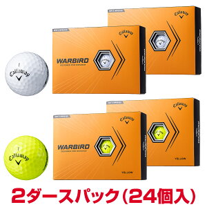 Callaway キャロウェイ日本正規品 WARBIRD(ウォーバード) 2023モデル ゴルフボール2ダースパック(24個入)