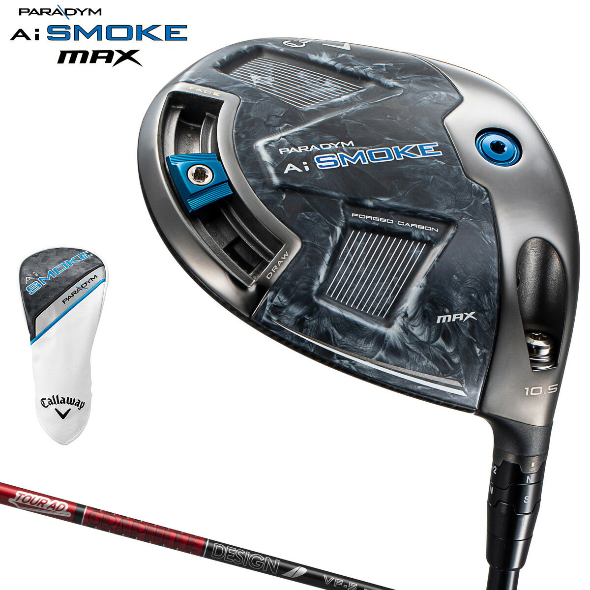 楽天EZAKI　NET　GOLF【5/15 エントリー/抽選で最大100％ポイントバック】 Callaway キャロウェイ日本正規品 PARADYM Ai SMOKE MAX パラダイム エーアイ スモーク マックス ドライバー 2024新製品 TOUR AD VF-5カーボンシャフト 【あす楽対応】