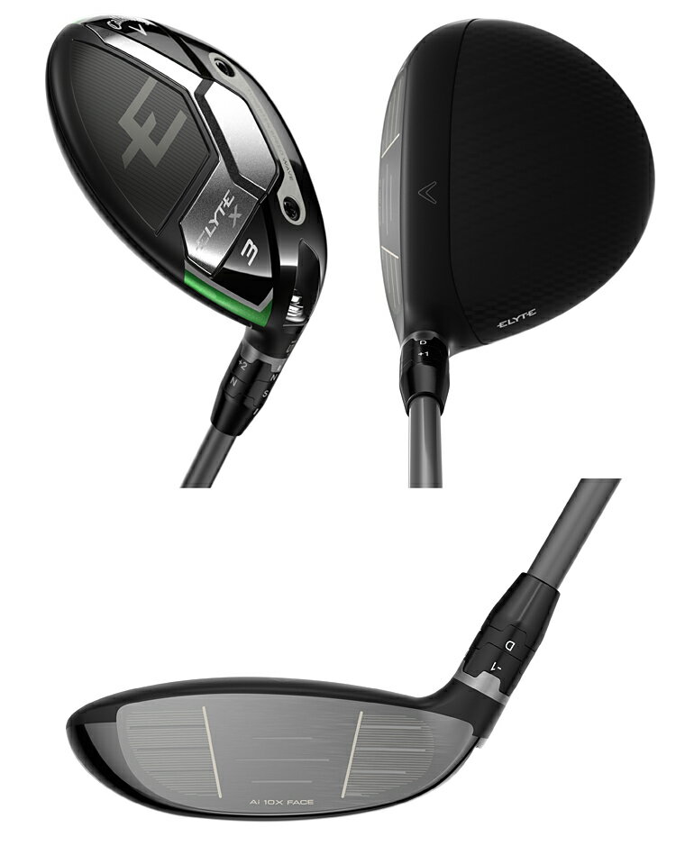 Callaway キャロウェイ 日本正規品 ELYTE X エリート エックス フェアウェイウッド VENTUS GREEN 50 for Callawayカーボンシャフト 2025モデル 【当店在庫品】
