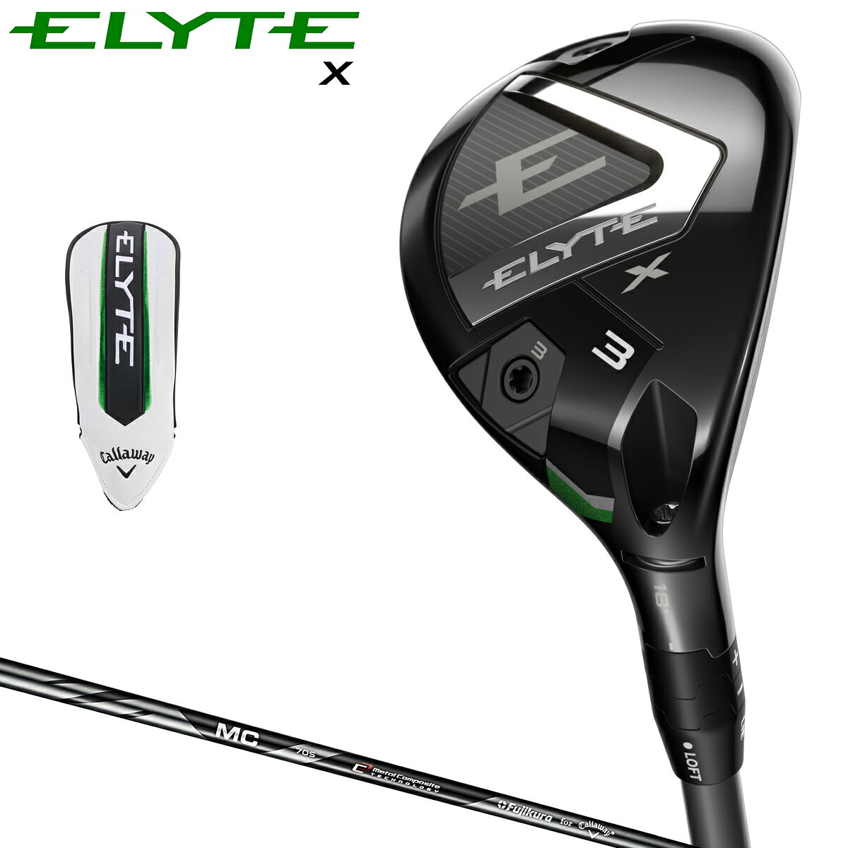 【10/15 エントリー/抽選で最大100%ポイントバック】 Callaway キャロウェイ 日本正規品 ELYTE X エリート エックス ユーティリティ Fujikura MC 70 for Callawayカーボンシャフト 2025新製品 【当店在庫品】のサムネイル