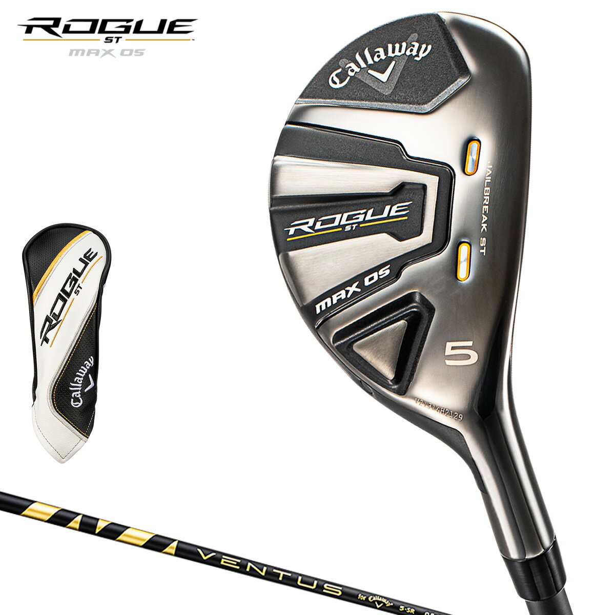 【8/1 エントリー/抽選で最大100%ポイントバック】 Callaway(キャロウェイ)日本正規品 ROGUE(ローグ) ST MAX OS ユーティリティ VENTUS 5 for Callawayカーボンシャフト 【あす楽対応】