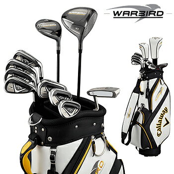 【5/15 エントリー/抽選で最大100%ポイントバック】 Callaway キャロウェイ 日本正規品 WARBIRD SET19 ウォーバード セットクラブ 「 メンズクラブ10点セット&キャディバッグ付き(11点セット) WARBIRD 19 14PC GR 」