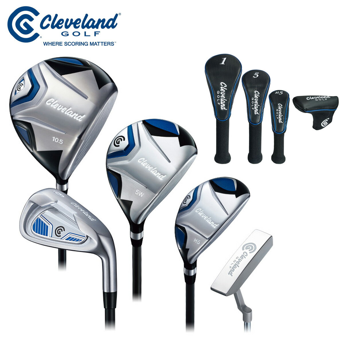 【5/15 エントリー/抽選で最大100%ポイントバック】 Cleveland クリーブランド日本正規品 PACKAGE SET パッケージセットクラブ 2022モデル 「 メンズクラブ10本セット(キャディバッグなし) 」 【あす楽対応】