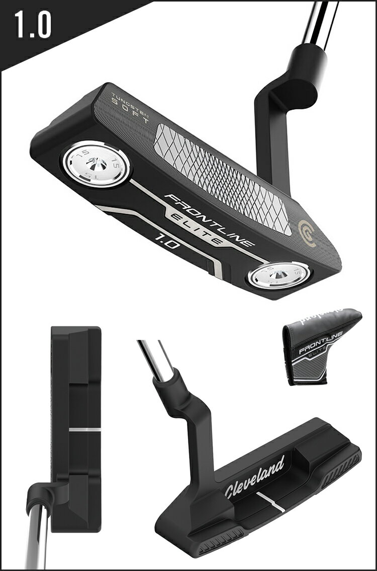 Cleveland クリーブランド日本正規品 FRONTLINE ELITE フロントラインエリート パター オリジナルスチールシャフト 【当店在庫品】