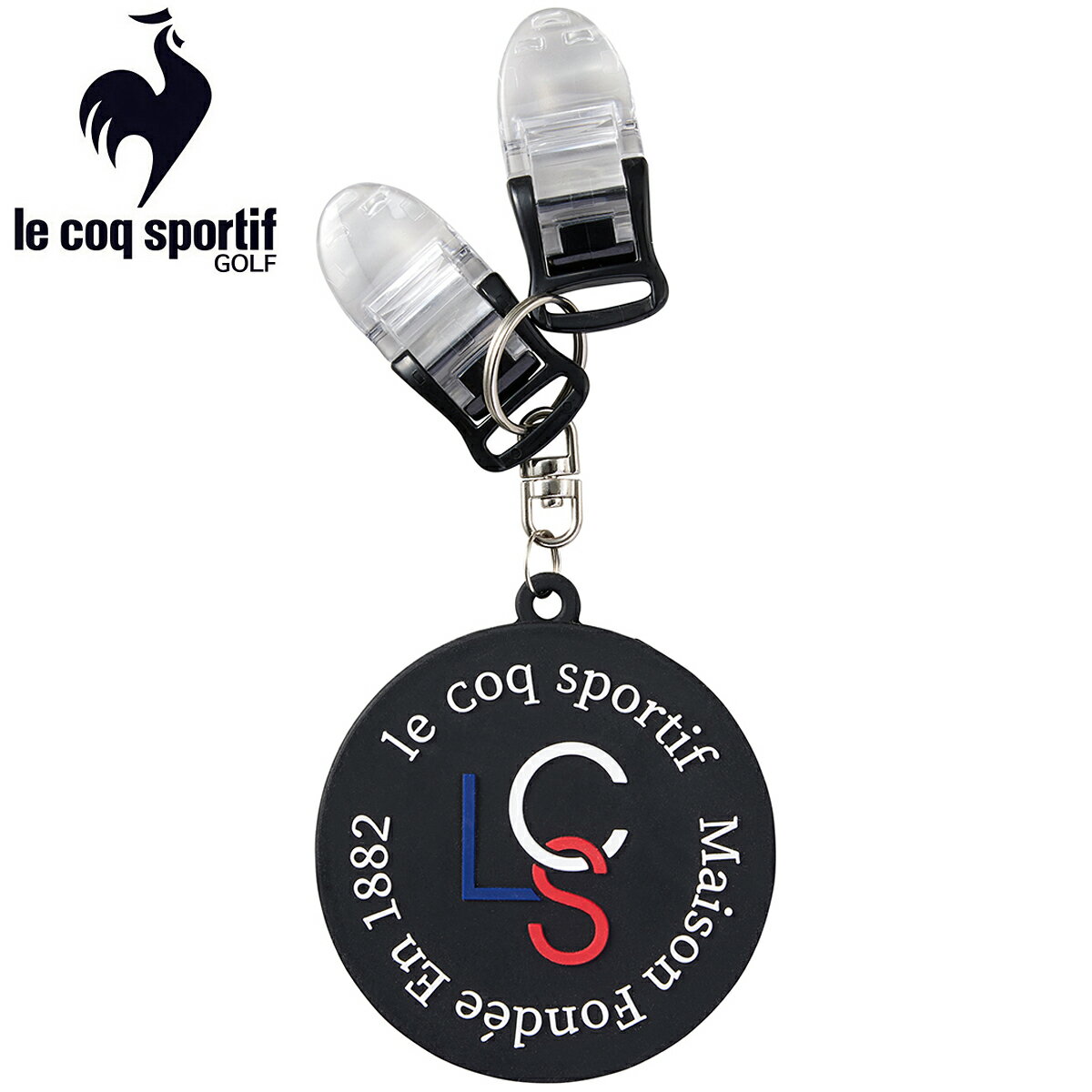 【12/1 エントリー/抽選で最大100%ポイントバック】 le coq sportif ルコックスポルティフ 日本正規品 ブラックトリコデザイン 大型クリップタイプ パターカバーキャッチャー 2024新製品 「 LG4FBZ11M 」 【当店在庫品】 その1