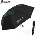 DUNLOP ダンロップ日本正規品 SRIXON スリクソン 全天候 アンブレラ UVカット 晴雨兼用 折りたたみ式銀傘 「 GGF-35207 」 【あす楽対応】