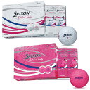 DUNLOP ダンロップ 日本正規品 SRIXON SOFT FEEL LADY スリクソン ソフトフィールレディ ゴルフボール1ダース(12個入) 「 SNSFL5 」 