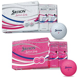 DUNLOP(ダンロップ)日本正規品 SRIXON SOFT FEEL LADY (スリクソン ソフトフィールレディ) レディス専用 2021モデル ゴルフボール1ダース(12個入) 「SNSFL5」 【あす楽対応】