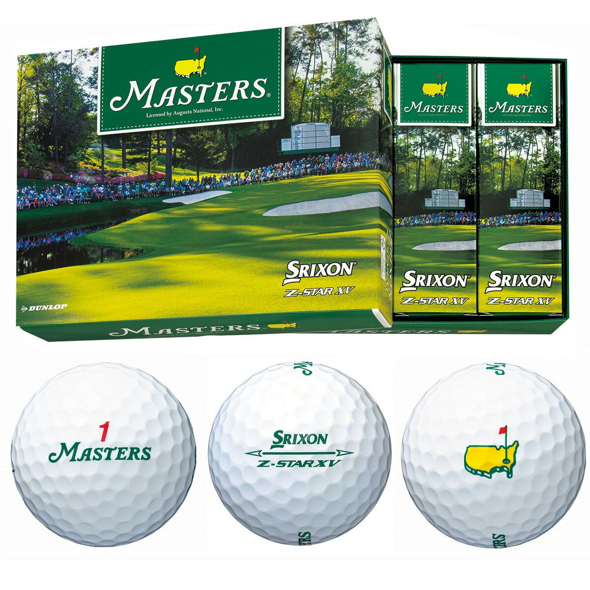 【5/15 エントリー/抽選で最大100 ポイントバック】 DUNLOP ダンロップ日本正規品 SRIXON Z-STAR XV MASTERS (スリクソンゼットスターマスターズモデル) 2023モデル ゴルフボール1ダース(12個入) 【あす楽対応】