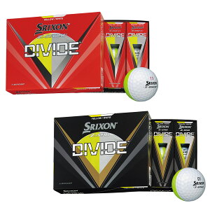 DUNLOP ダンロップ日本正規品 SRIXON Z-STAR (スリクソンゼットスター) シリーズ DIVIDE(ディバイド) 2023新製品 ゴルフボール1ダース(12個入) 【あす楽対応】