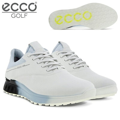 【8/1 エントリー/抽選で最大500%ポイントバック】 ECCO エコー 日本正規品 S-THREE レース エススリー メンズモデル 防水 スパイクレス ゴルフシューズ 「 102944 」 【当店在庫品】