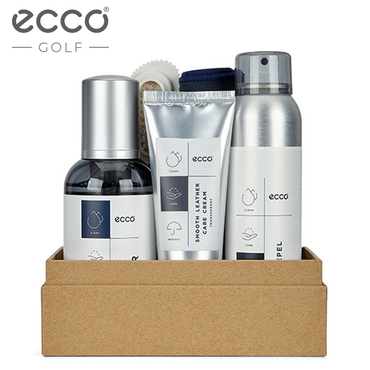 エコー レザーケアクリーム SMOOTH LEATHER CARE CREAM (EG9040109) ゴルフ シューズケア用品 : 00100 ECCO