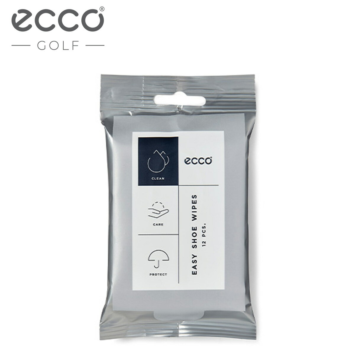 ECCO エコー 日本正規品 レザー用 ECCO EASY SHOE WIPES イージーシューワイプ 12枚入り 「 EG9040125 」 【あす楽対応】