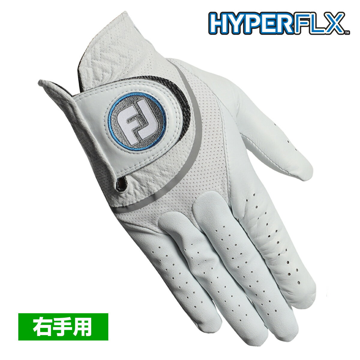 【5/15 エントリー/抽選で最大100%ポイントバック】 FOOTJOY フットジョイ 日本正規品 HYPERFLEX ハイパーフレックス メンズ ゴルフグローブ 右手用 2022モデル FGHFLH 【あす楽対応】