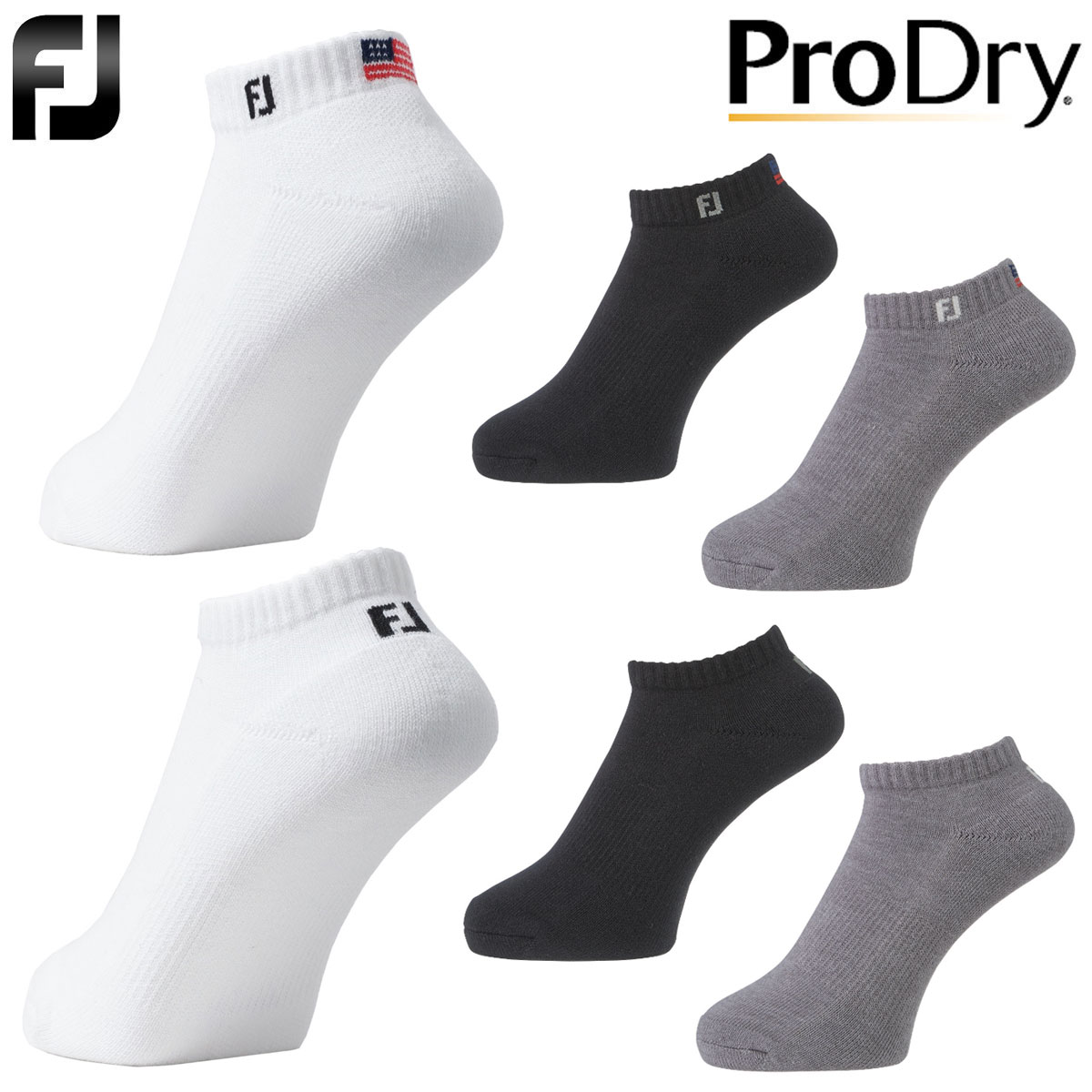 FOOTJOY(フットジョイ)日本正規品 ProDry(プロドライ) スポーツゴルフソックス 「FJSK122」 【あす楽対応】