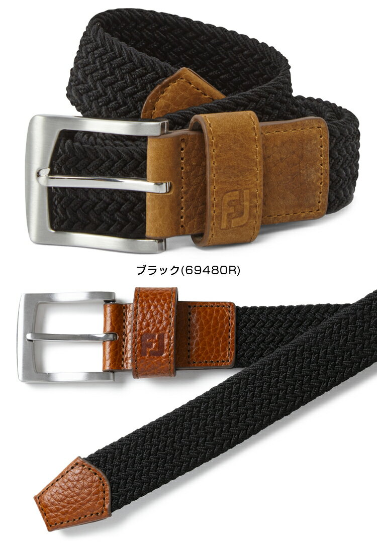 FOOTJOY フットジョイ 日本正規品 ストレッチ メッシュ ゴルフ ベルト ソリッド 2026新製品 【当店在庫品】