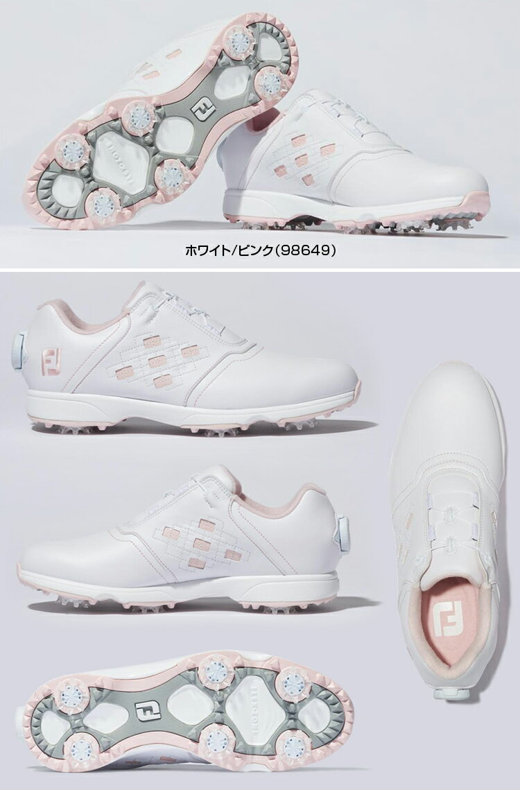 FOOTJOY フットジョイ日本正規品 e Comfort Boa (イーコンフォート ボア) 2023モデル ウィメンズ(レディス) ソフトスパイク ゴルフシューズ 【あす楽対応】