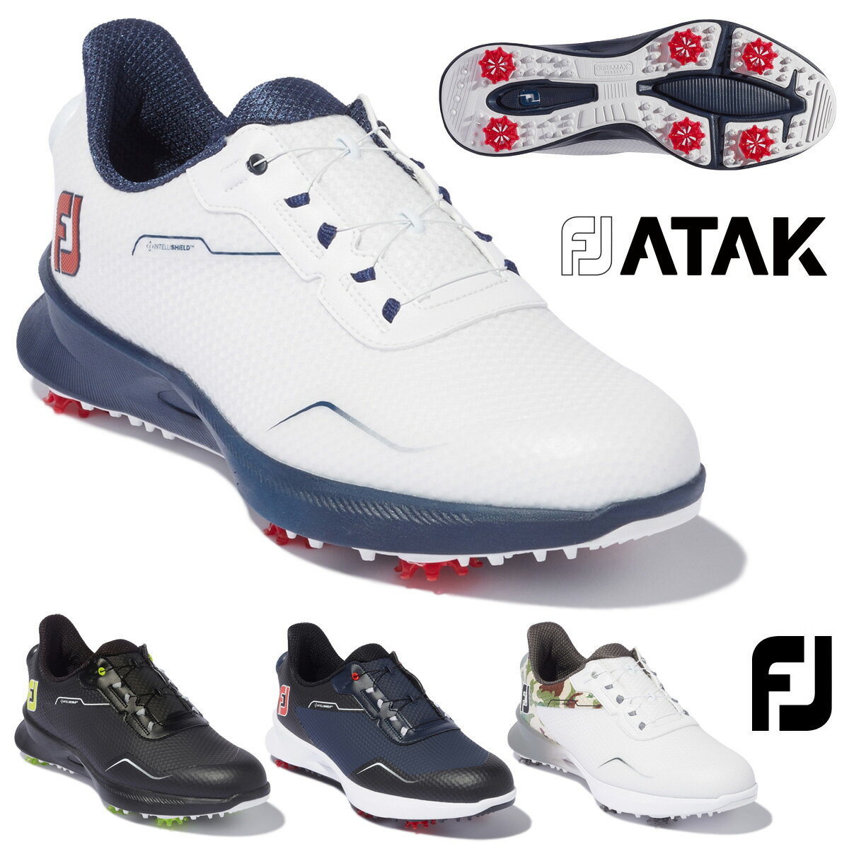 FOOTJOY フットジョイ 日本正規品 FJ ATAK BOA アタック ボア 2022モデル メンズ ソフトスパイク ゴルフシューズ 【あす楽対応】