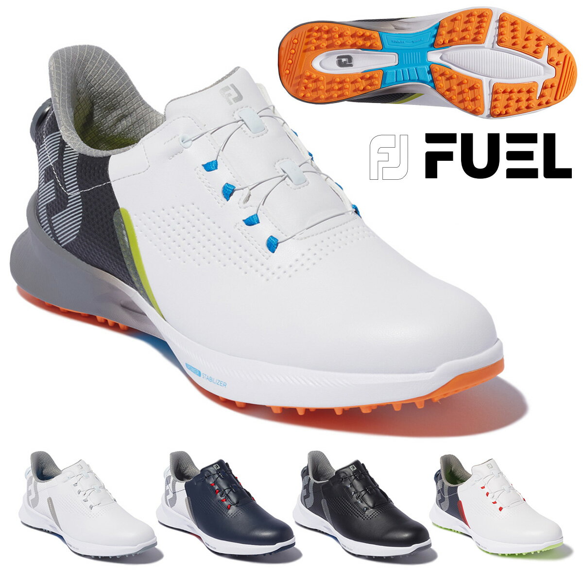 【5/15 エントリー/抽選で最大100%ポイントバック】 FOOTJOY フットジョイ 日本正規品 FJ FUEL BOA フューエル ボア 2022モデル メンズ スパイクレス ゴルフシューズ 【あす楽対応】