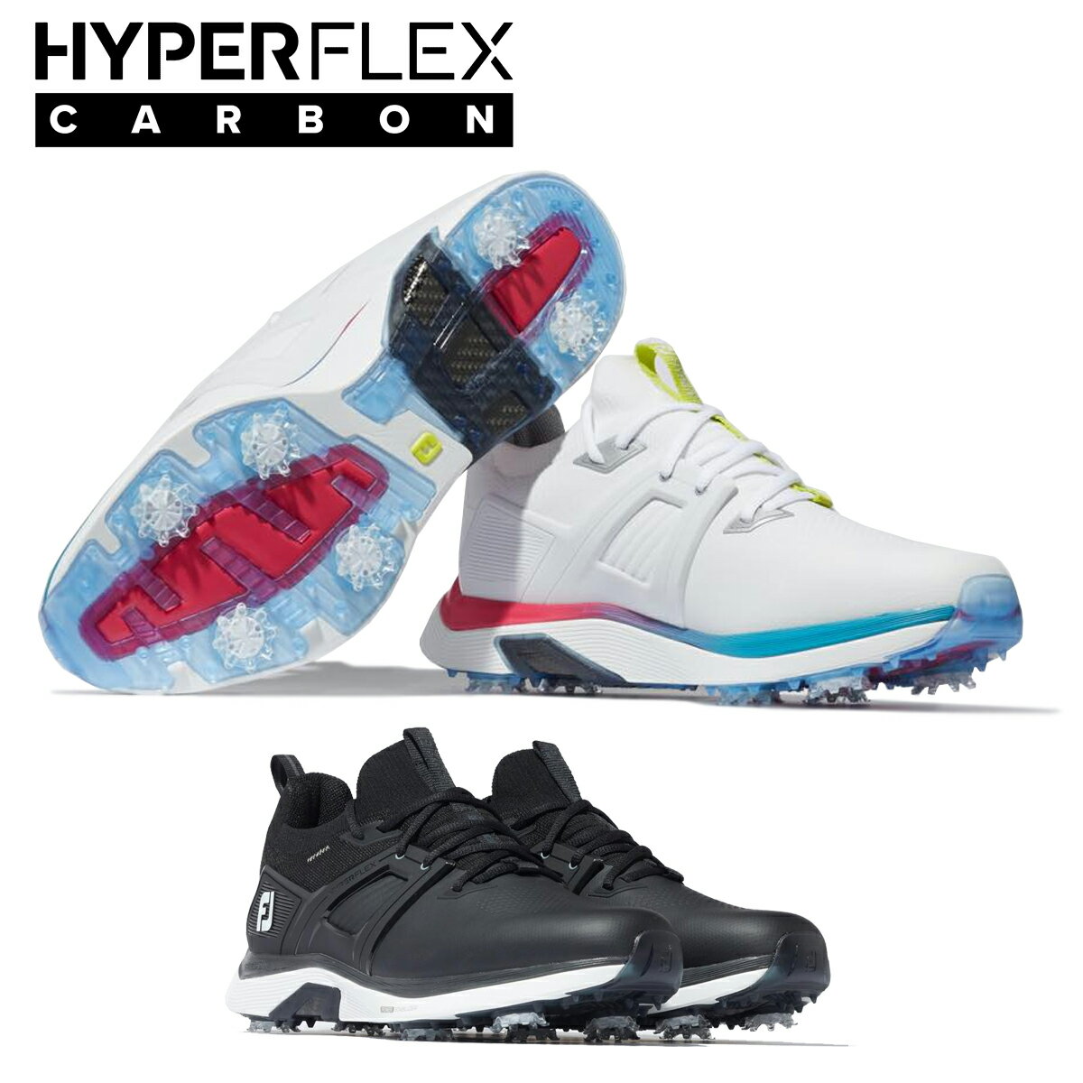 FOOTJOY フットジョイ 日本正規品 HYPERFLEX CARBON LACED ハイパーフレックス カーボン レース 2023モデル メンズ ソフトスパイク ゴルフシューズ 【あす楽対応】