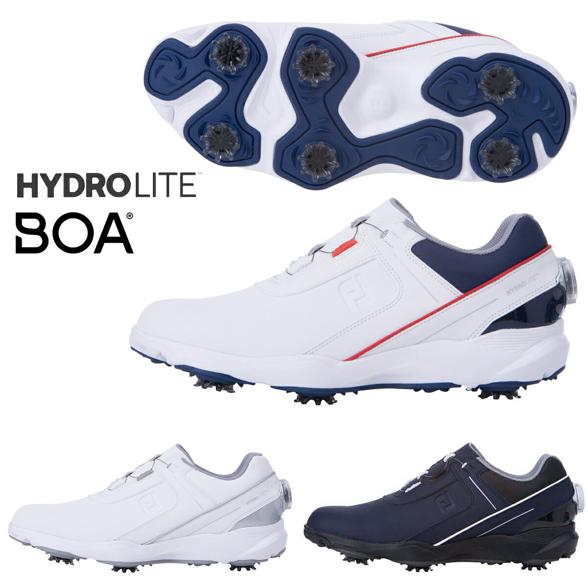 FOOTJOY フットジョイ 日本正規品 HYDROLITE BOA ハイドロライト ボア メンズ ソフトスパイク ゴルフシューズ 【あす楽対応】