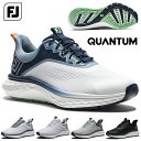 【11/27まで エントリー/抽選で最大100%ポイントバック】 FOOTJOY フットジョイ 日本正規品 QUANTUM レース クオンタム メンズ スパイク...