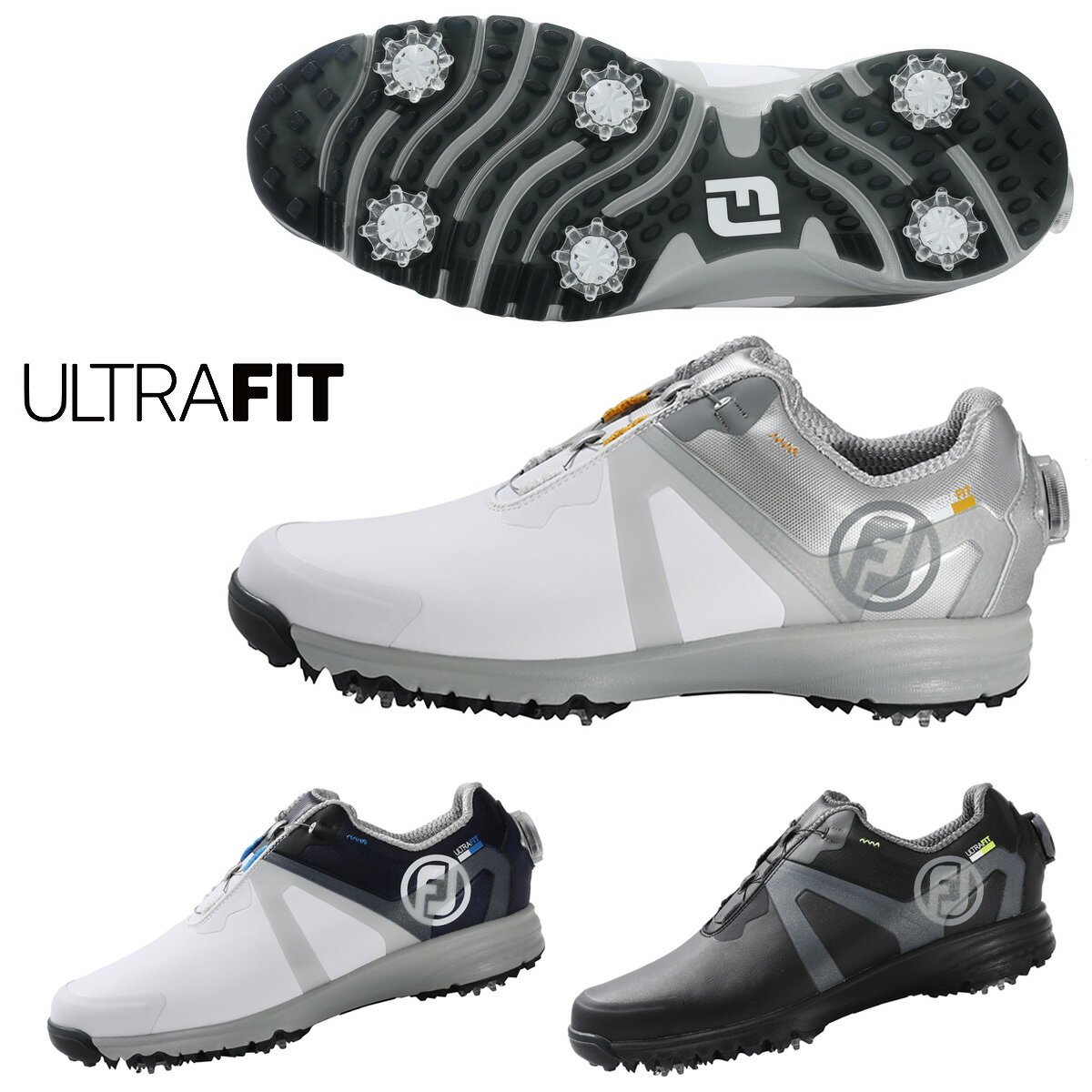 FOOTJOY フットジョイ 日本正規品 ULTRA FIT BOA ウルトラフィット ボア メンズ ソフトスパイク ゴルフシューズ 【あす楽対応】 1