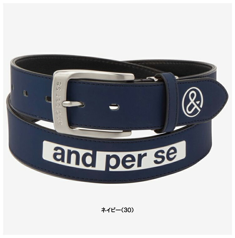 and per se アンパスィ 正規品 ゴルフ ベルト 2025新製品 「 AMF7425 」 【当店在庫品】