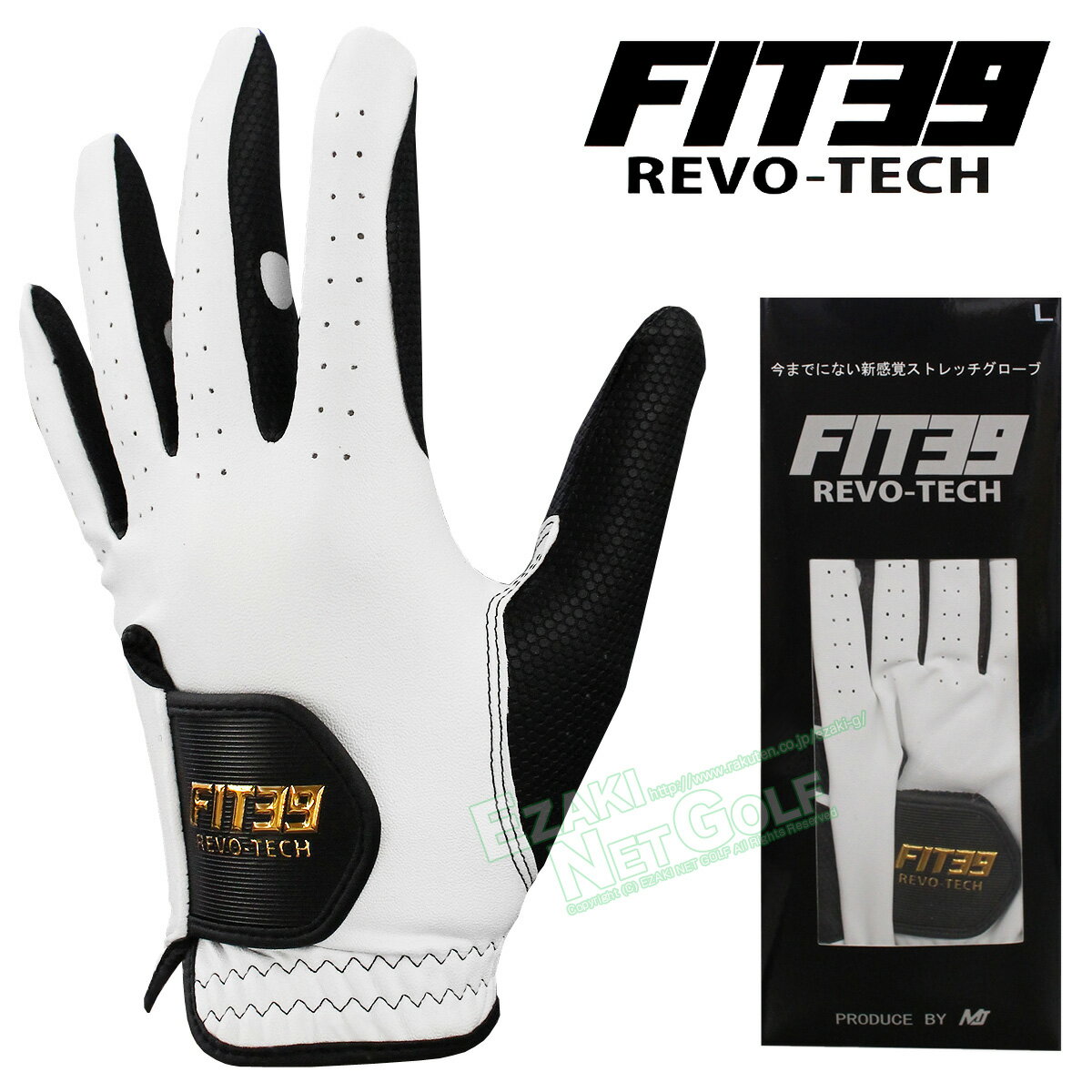 ミックジャパン 正規品 FIT39 REVO-TECH フィットサンキュー レボテック メンズ ゴルフグローブ(左手用) 2022モデル 「 FIT39-RT-P-21 」 【あす楽対応】