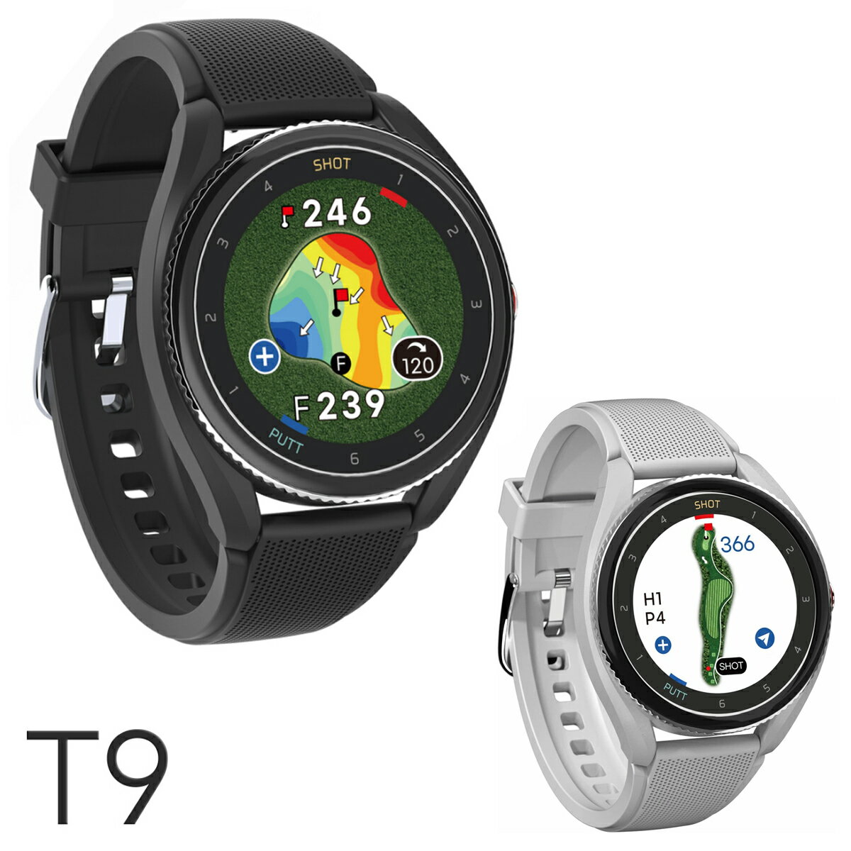 【5/15 エントリー/抽選で最大100%ポイントバック】 voice caddie ボイスキャディ 正規品 T9 ティーナイン GPS watch ゴルフナビ ウォッチ 「 腕時計型GPS距離測定器 」 【あす楽対応】