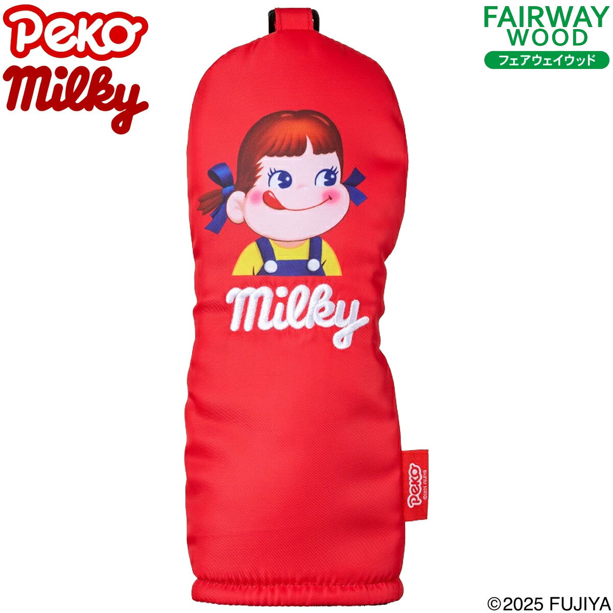 Milky ミルキー ペコちゃん ヘッドカバー キャットハンドタイプ 「 フェアウェイウッド用 OHC0085 」