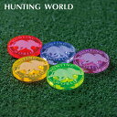 HUNTING WORLD ハンティングワールド日本正規品 蛍光マーカー ゴルフマーカー 2023モデル HWTM-2205 あす楽対応 