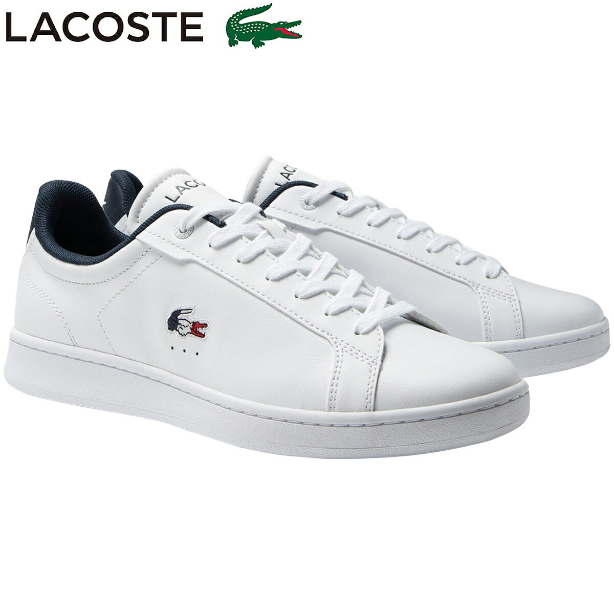 ラコステ レザースニーカー メンズ LACOSTE ラコステ 正規品 CARNABY PRO TRI 123 1 SMA メンズ レザー スニーカー 2024新製品 「 45SMA0114 」 【あす楽対応】