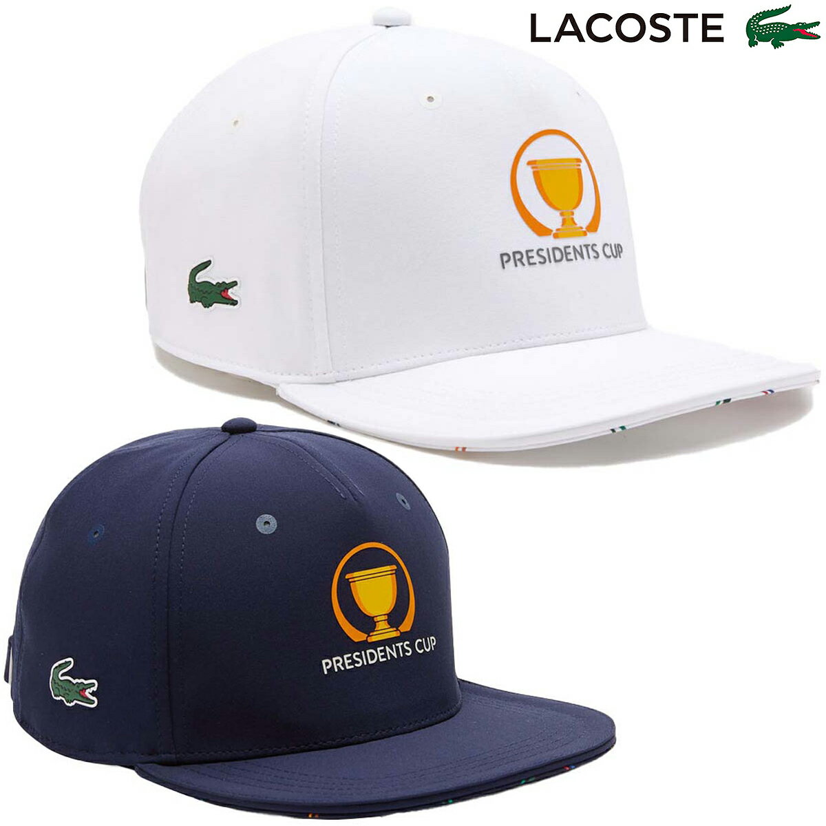 ラコステ 【5/15 エントリー/抽選で最大100%ポイントバック】 LACOSTE ラコステ日本正規品 プレジデンツカップインターナショナルチームゴルフキャップ 2022モデル 「 RK8182L 」 【あす楽対応】