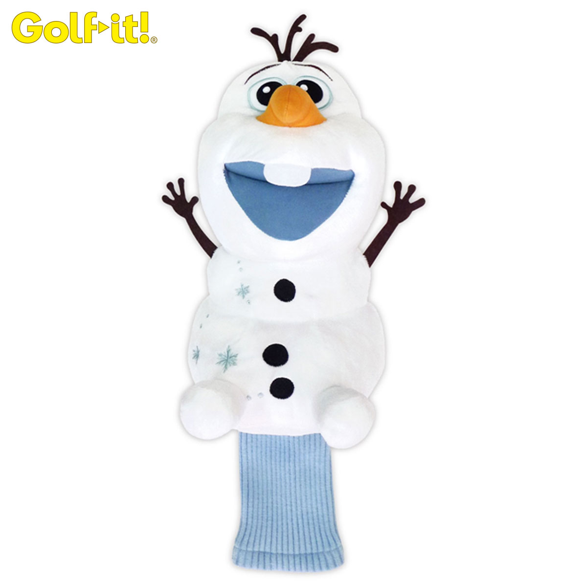 楽天EZAKI　NET　GOLFGolfit! ゴルフイット ライト正規品 アナと雪の女王「 オラフ 」 ぬいぐるみヘッドカバー ドライバー用（460cc対応） 「 H-292 」 【あす楽対応】