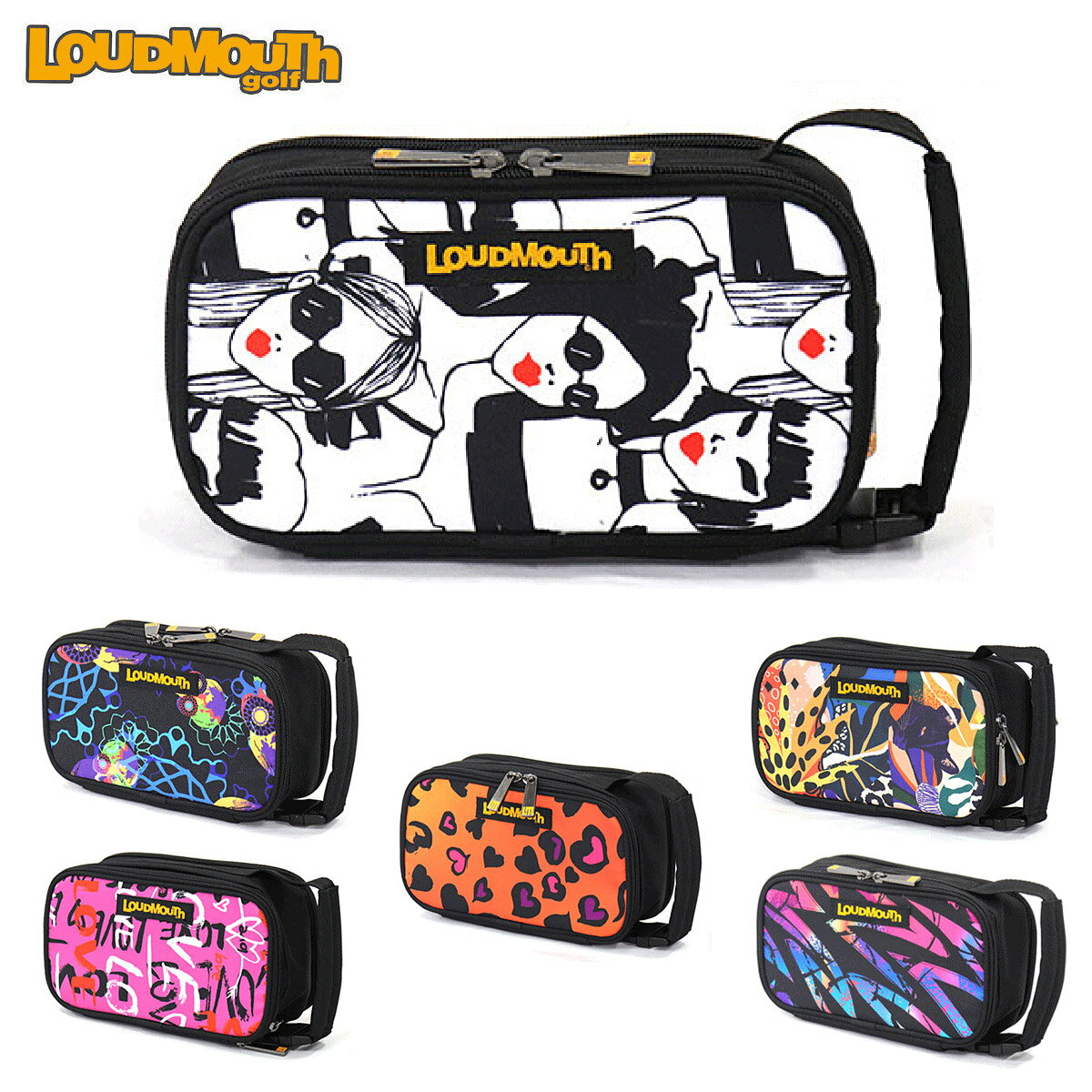 【5/15 エントリー/抽選で最大100%ポイントバック】 LOUDMOUTH GOLF ラウドマウス ゴルフ日本正規品 ラウンドポーチ 2023モデル 「 LM-..