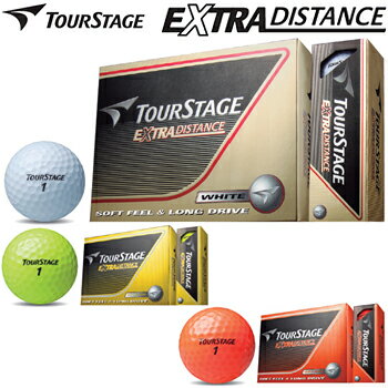 BRIDGESTONE Golf(ブリヂストンゴルフ)日本正規品 TOURSTAGE EXTRA DISTANCE (ツアーステージエクストラディスタンス) ゴルフボール1ダース(12個入) 【あす楽対応】