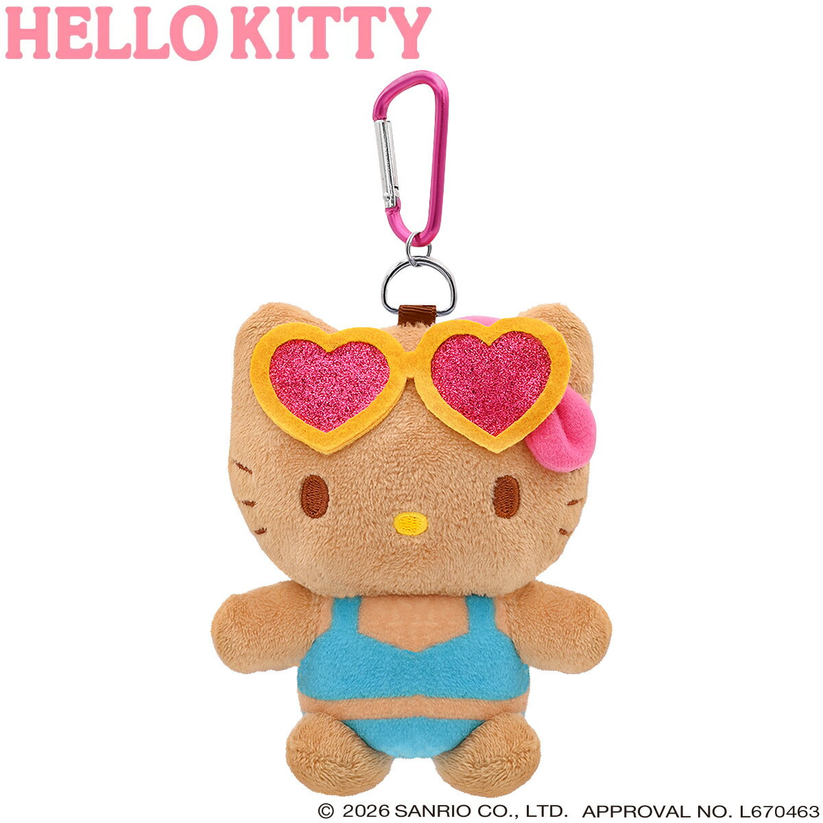 樂天商城 - SANRIO サンリオ HELLO KITTY ハローキティ 日焼け ゴルフ ボールポーチ 「 KTBP005 」 【当店在庫品】