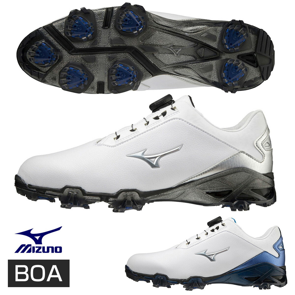 MIZUNO ミズノ正規品 GENEM SL BOA (ジェネムSLボア) ソフトスパイクゴルフシューズ 2022モデル 「51GQ2205」 【あす楽対応】