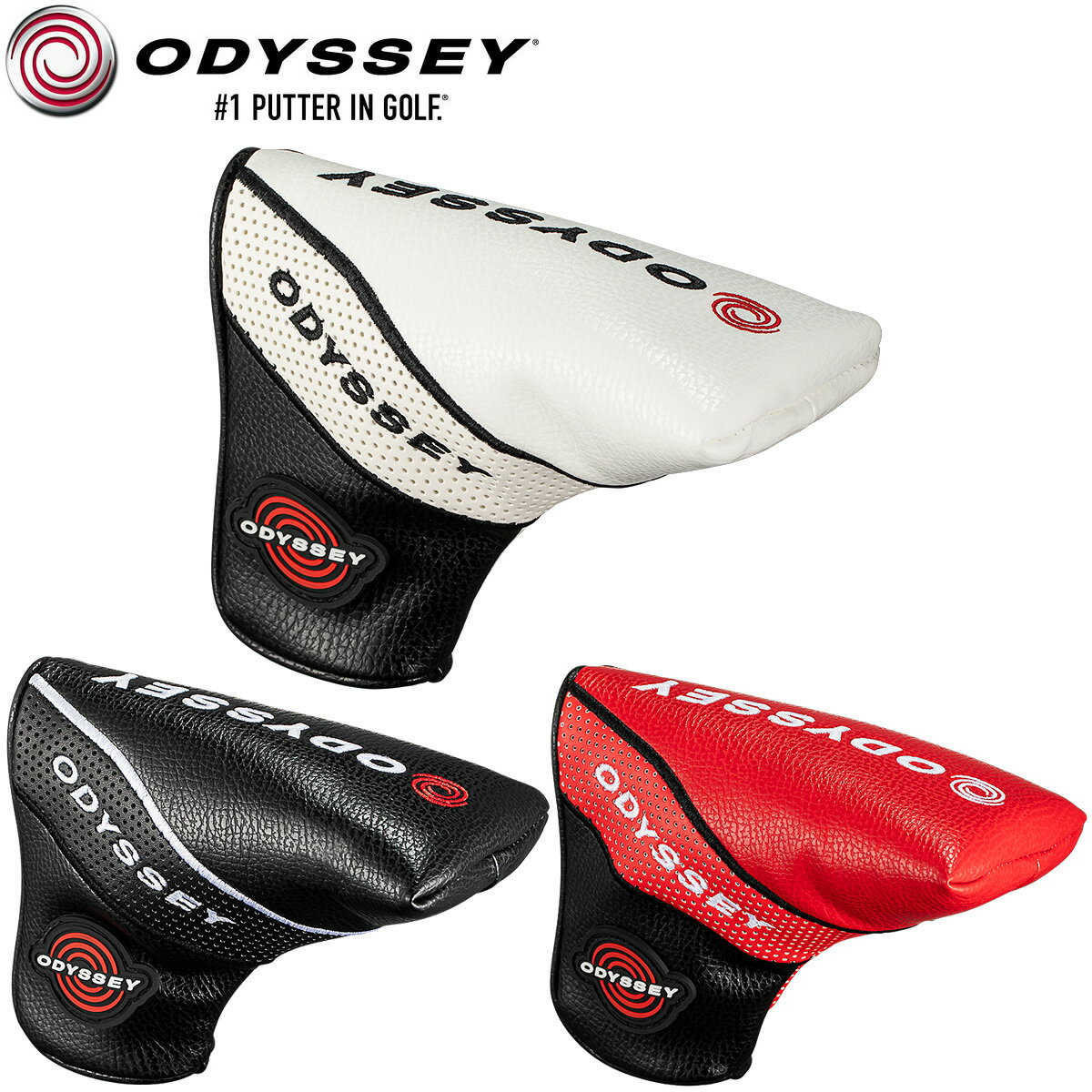ODYSSEY オデッセイ 日本正規品 Authentic Blade Putter Cover 24 JM ( オーセンティック ブレード パターカバー 24JM ) 2024新製品 【当店在庫品】