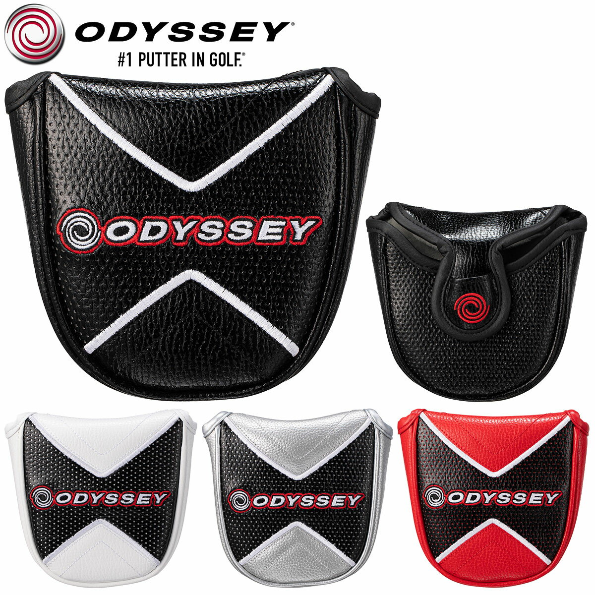 ODYSSEY オデッセイ 日本正規品 Authentic Neo Mallet Putter Cover 23 JM オーセンティックネオマレットパターカバー 2023モデル 