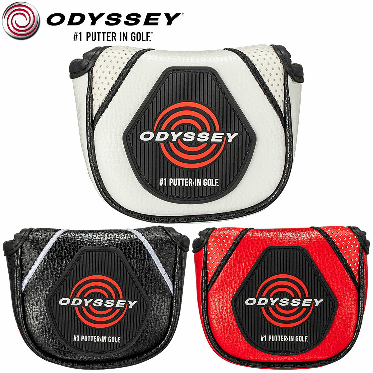 ODYSSEY オデッセイ 日本正規品 Authentic Mallet Putter Cover S 24 JM ( オーセンティック マレット パターカバー S 24JM ) 2024新製品 【あす楽対応】