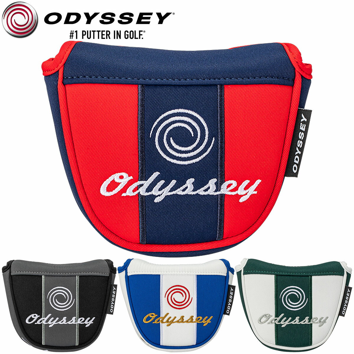 ODYSSEY オデッセイ 日本正規品 Casual Mallet Putter Cover 24 JM ( カジュアル マレット パターカバー 24JM ) 2024新製品 【あす楽対応】