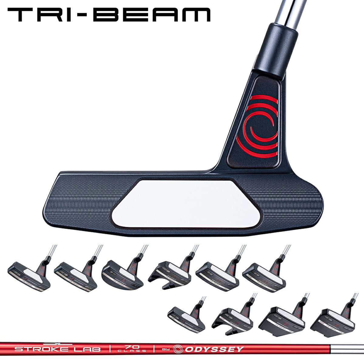 ODYSSEY オデッセイ日本正規品 TRI-BEAM トライビーム パター 2023モデル STROKE LAB ストロークラボシャフト 