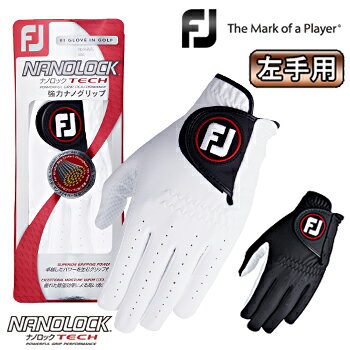 FOOTJOY フットジョイ 日本正規品 NANOLOCK TECH ナノロック テック メンズ ゴルフグローブ(左手用) 「 FGNTC18 」 …