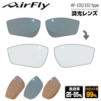 ZYGOSPEC (ジゴスペック) AirFly (エアフライ) スポーツサングラス AF-101 AF-102 専用スペアレンズ 調光レンズ