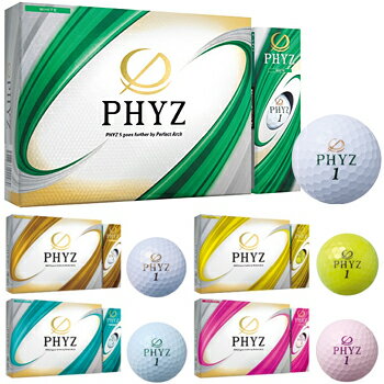 BRIDGESTONE GOLF ブリヂストンゴルフ 日本正規品 PHYZ 5 ファイズ ゴルフボール 1ダース(12個入) 